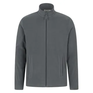 Mountain Warehouse - "Raso" Fleece-Oberteil für Herren, Durchgehender Reißverschluss (Dunkelgrau)