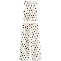 Next Top & Hose Oberteil und Hose mit weitem Bein im Set (2-tlg)