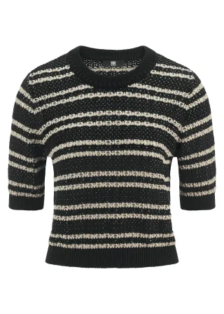 RIANI - Pullover black patterned - Gr. - 42