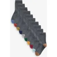 Next Kurzsocken 10 x Socken mit hohem Baumwollanteil (10-Paar)
