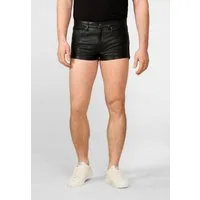 RICANO Lederhose Shorts Ledershorts aus hochwertigem Rindsleder