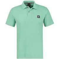 LERROS Poloshirt Poloshirt mit Waffelstruktur, grosse Größen