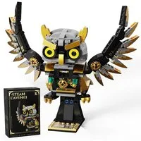 Esun Eule Bauspielzeug, Tiere Figuren Spielzeug, Vogel Bausteine 484 St. Spielbausteine, (SET, 490 St., Komplettset), Geschenk für Erwachsene, Jungen ab 8 9 10 11 Jahre