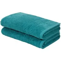 OTTO home Duschtücher Regona, Duschtücher 70x140cm, flauschig und weich, 500 gr/m², Frottier (Set, 2-St), Premium Handtücher mit Bordüre, Set, 100% Baumwolle, 5 Jahre Garantie