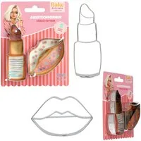 Depesche Spiel TOPModel BAKE and CREATE Ausstecher Lippenstift & Lippe