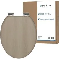 Schütte WC-Sitz MODERN WOOD, Toilettendeckel, mit Absenkautomatik