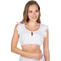 Hammerschmid Dirndlbluse Dirndlbluse - CORINNA FA - weiß