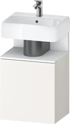 Duravit Qatego Waschtischunterbau wandhängend Weiß Supermatt 440x350x645 mm - QA4076L18840000 QA4076L18840000