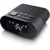 BEARWARE Radiowecker Küchenradio digital, FM, DAB+ Radio, Wecker, Dual Alarm Snooze, 4 Helligkeitsstufen, USB Ladeport, Abschalttimer