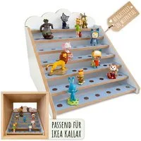 Holzura Kinderregal Tonie Regal für IKEA KALLAX – magnetisch – für ca. 50 Toniefiguren