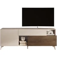 Home affaire Lowboard Monaco in Breite 181 cm, TV-Schrank mit Tür, Klappe und Schubkasten, Mediaboard – sanftes Schließen, edles Design, Platz für alles