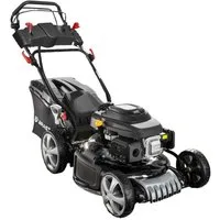 BRAST Benzinrasenmäher mit Antrieb, 5,2kW(7PS), TÜV geprüft, 4 Takt OHV Motor, E-Start, 48 cm Schnittbreite, 30-80mm Schnitthöhe, 60L Fangkorb, Stahlgehäuse, 19224 E-Start Speed