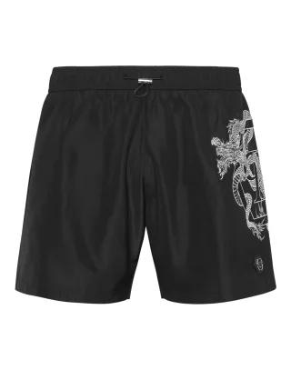 PHILIPP PLEIN Badeshorts "Dragon"
