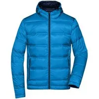 James & Nicholson Daunenjacke Leichte Sportliche Herren Daunenjacke mit Kontrast-Innenfutter JN1152 Gesteppte Daunenjacke in verschiedenen Farben