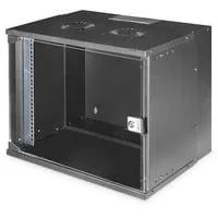 Wandgehäuse SOHO PRO , IT-Schrank schwarz, 9 Höheneinheiten