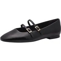 Tamaris TOUCH-IT, ANTIslide aus Leder kein Absatz Riemchenballerina TOUCH-IT