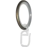 GARESA Gardinenring Ring mit Haken, (20-St), für Durchmesser bis 20mm, einfache Montage