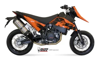 Sport Auspuff MIVV Suono Edelstahl KTM Supermoto 690 Bj. 2007-2012 +ABE
