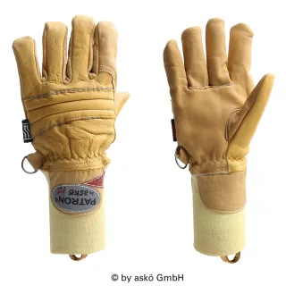 Brandhandschuh PATRON® FIRE ELK askö | Gelb | Strickbund | EN659:2008 | Hipora-Membran | atmungsaktiv | direkte Feuerbekämpfung | Innenangriff