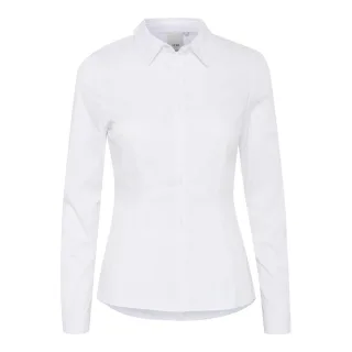 Langarm-Poplinsheim Slim Fit