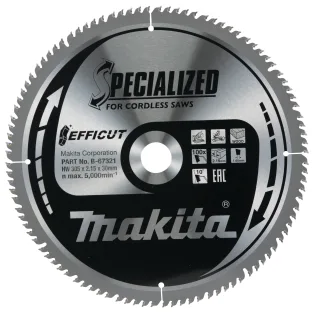 Makita Sägeblatt 305x2,15x30, 100Z EFFICUT, Holz - B-67321