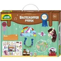 Lena® Kreativset Bastelkoffer Pferde, Premium, (400-tlg)