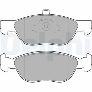 Delphi Bremsbel?ge vorne Fiat Punto 188 LP1734