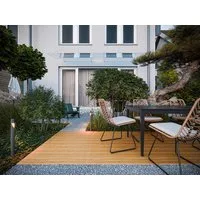 Woodtex Terrassendielen WOODTEX Holz Terrassendiele Nadelholz Hellbraun Outdoor, BxL: je 14.5x300 cm, 25 mm Stärke
