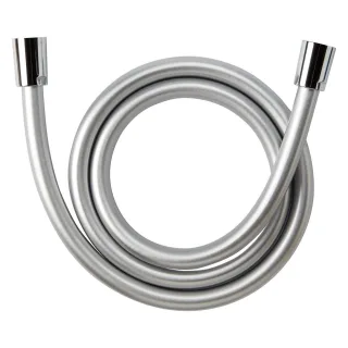 LAUFEN Kunststoff-Brauseschlauch, silberfarben, 1/2" x 1/2", mit Metalleffekt und drehbarer Verbindu H3629800001211