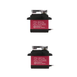 2pcs DSSERVO DS3225 25KG 180 Degree Metal Gear High Torque Waterproof Digital Servo For RC Airplane Robot
