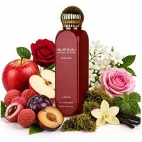 Lattafa Duft-Set Badee al Oud Sublime All Over Spray 150 ml + Parfümzerstäuber (leer)