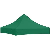 vidaXL Pavillon-Ersatzdach Partyzelt-Dach 2x2 m Grün 270 g/m², 200 x 200 cm