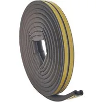 varivendo Dichtungsband Gummidichtung D-Profil 6m braun Spaltabdichtung, (Rolle, 1-St., Gummidichtung), abdichtung abdichtungsband luftdicht fensterdicht scheibendichtung
