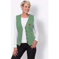 Sieh an! Jerseyweste Jeans-Weste