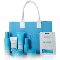 DR RASHEL Hautpflege-Set Hyaluronsäure Hyaluronic Acid Gesichtspflege Serum Cream Toner, 16-tlg., Gesichtspflegeset, Serum, Cleanser, Toner, Körperpflege