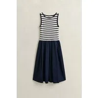 Gant Maxikleid JERSEY WOVEN COMBO DRESS