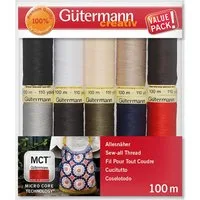 Gütermann Gütermann Nähfaden-Set Allesnäher 10x100m Col.1 Nähgarn