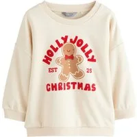 Next Sweater Weihnachtspullover mit Rundhalsausschnitt (1-tlg)