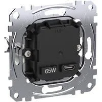 USB-Ladeeinsatz Typ 1x USB Typ C mit Power Delivery 65 Watt MEG4366-0130, Ladegerät Retail