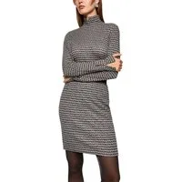 Marc Cain Longsleeve City Tours Premium Damenmode mit SPRINKLES-Print, körpernahe Form, Stehkragen, Baumwollstretch