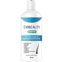 EMBEAUTY Haarshampoo Collagen & Keratin Shampoo–9 Aktivstoffe für kräftig aussehendes Haar, Nährende Haarpflege für kräftig aussehendes, volles Haar