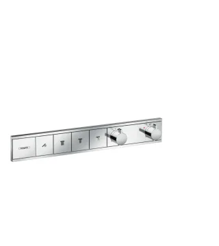 Hansgrohe Thermostat Unterputz RainSelect Fertigset 4 Verbraucher verchromt, 15382000 15382000