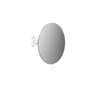 emco Kosmetikspiegel round mit emco glue system, 3-fach, rund D: 200 mm, weiss, 109413938 109413938