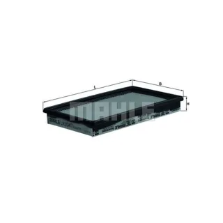Mahle Luftfilter Ford Fiesta 4 1,25