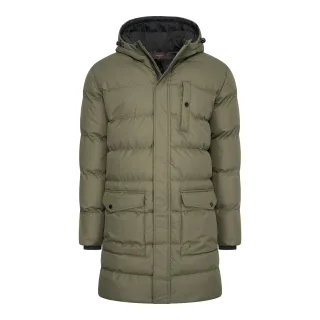 Hooded Winter Jacket Army von Cappuccino Italia in der farbe Grun.