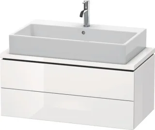 Duravit L-Cube Konsolenwaschtischunterbau wandhängend Weiß Hochglanz 920x477x400 mm - LC580802222 LC580802222