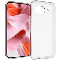 Wigento Handyhülle Für Google Pixel 9a Silikon TPU Schutz Handy Hülle Cover Transparent, Stoßfeste TPU Hülle mit rutschfestem Design