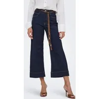 ONLY High-waist-Jeans ONLMADISON HW BELT WD CRP DNM GUA450 Materialmix, high waist, wide fit
