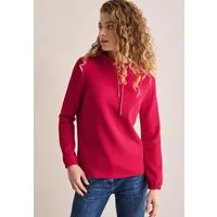 CECIL Langarmshirt aus softem Materialmix