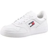 Tommy Jeans TJM RETRO BASKET ESS Sneaker, Freizeitschuh, Halbschuh, Schnürschuh mit Schaftrandpolsterung